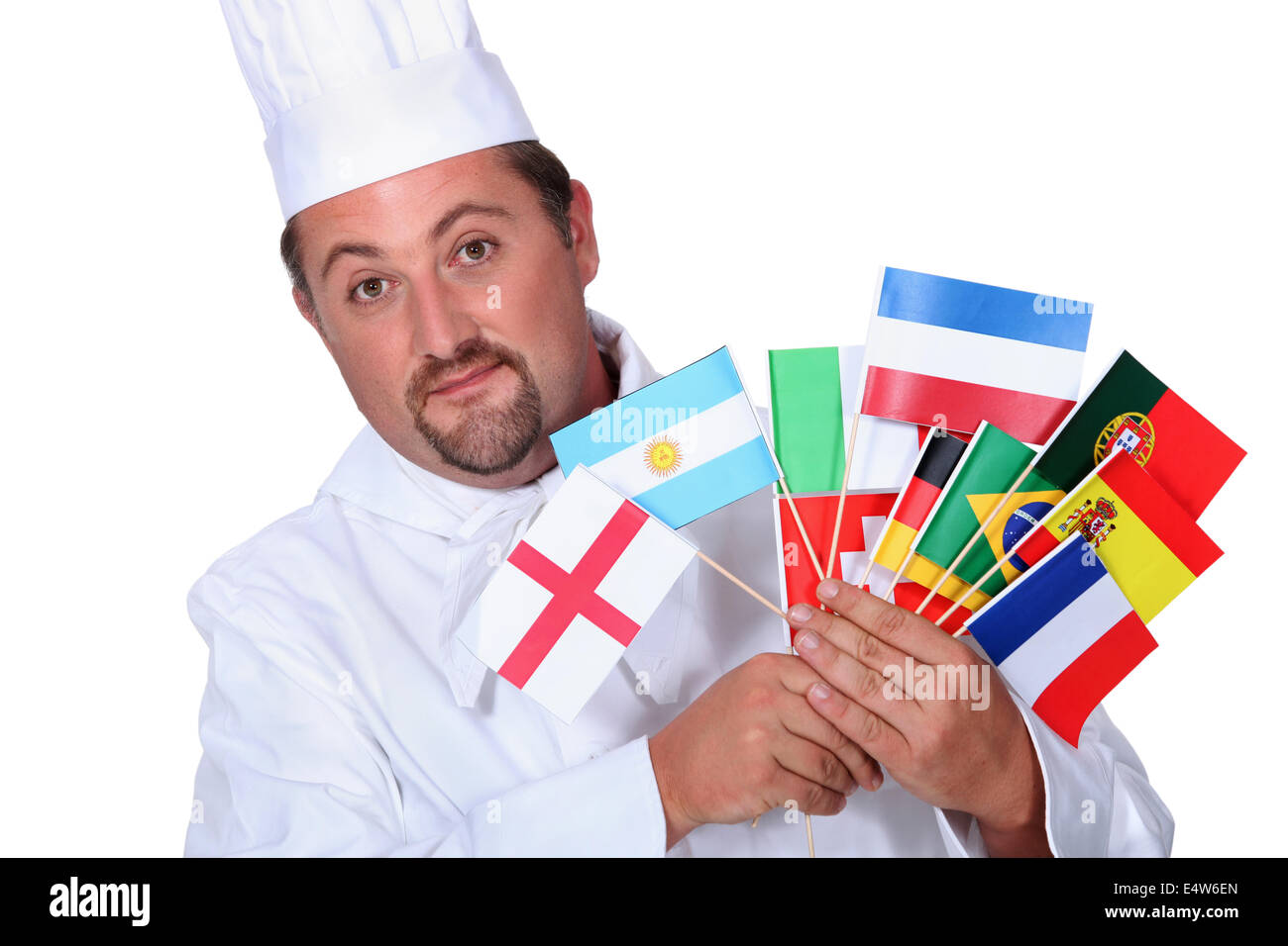World cuisine chef Stock Photo