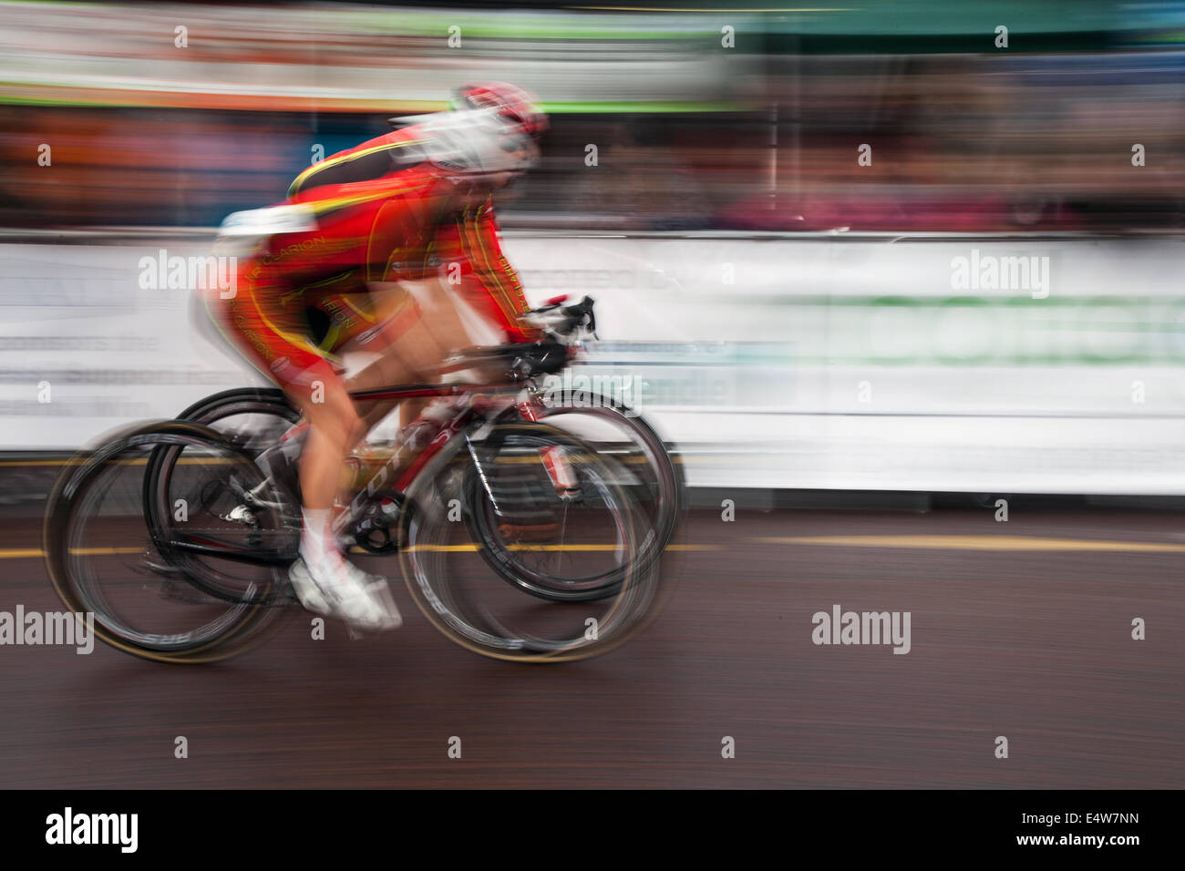Blurred moving road race bikes, cycling motion blur, carbon fibre ...