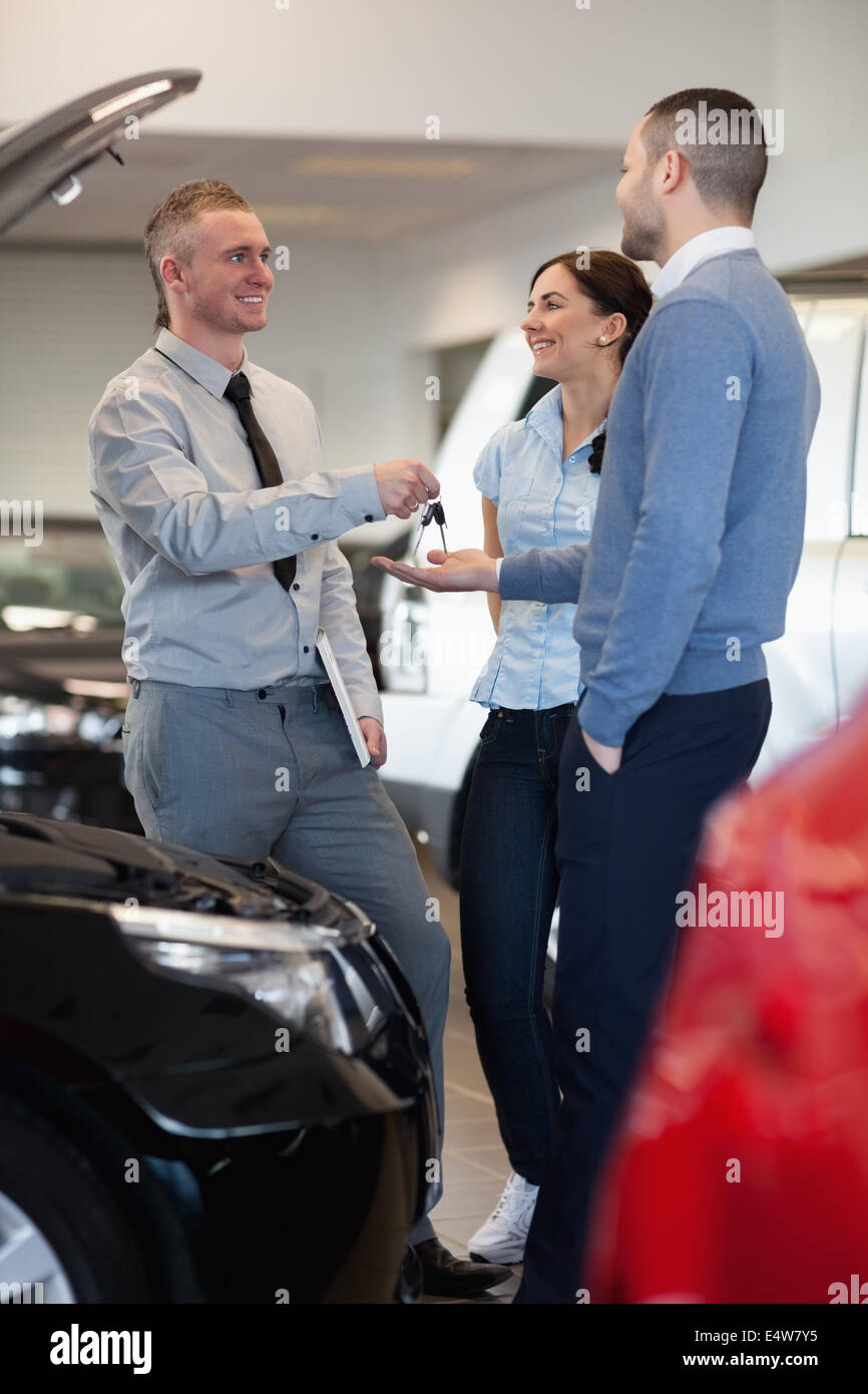 Giving a key car hi-res stock photography and images - Alamy