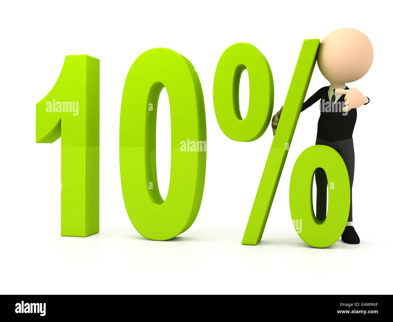 Percent symbol on white background Stock Photo - Alamy