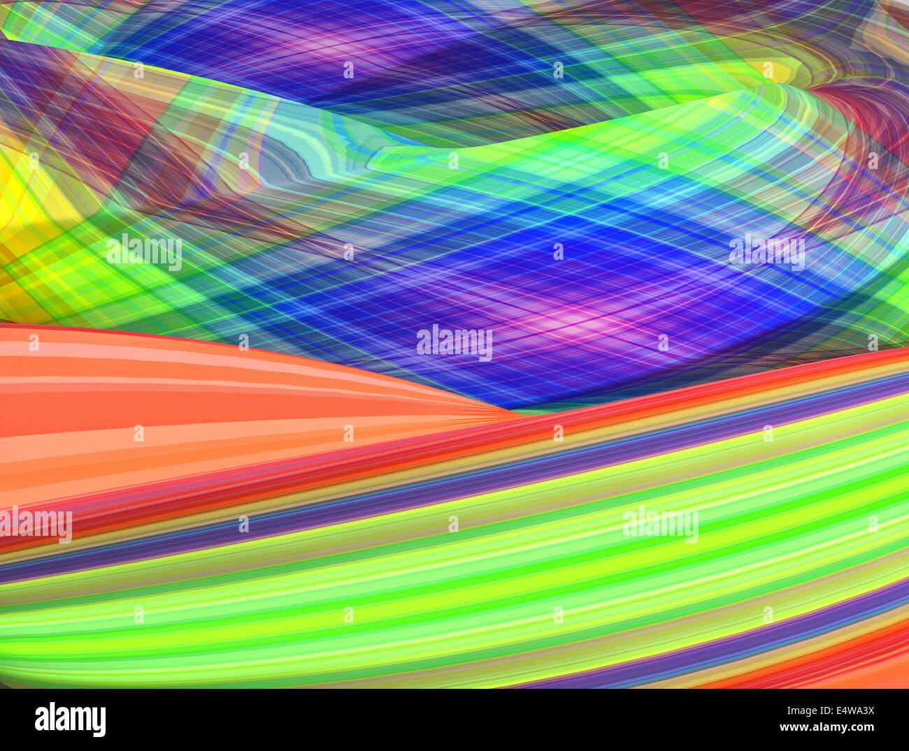 colorful raster rainbow abstract background Stock Photo