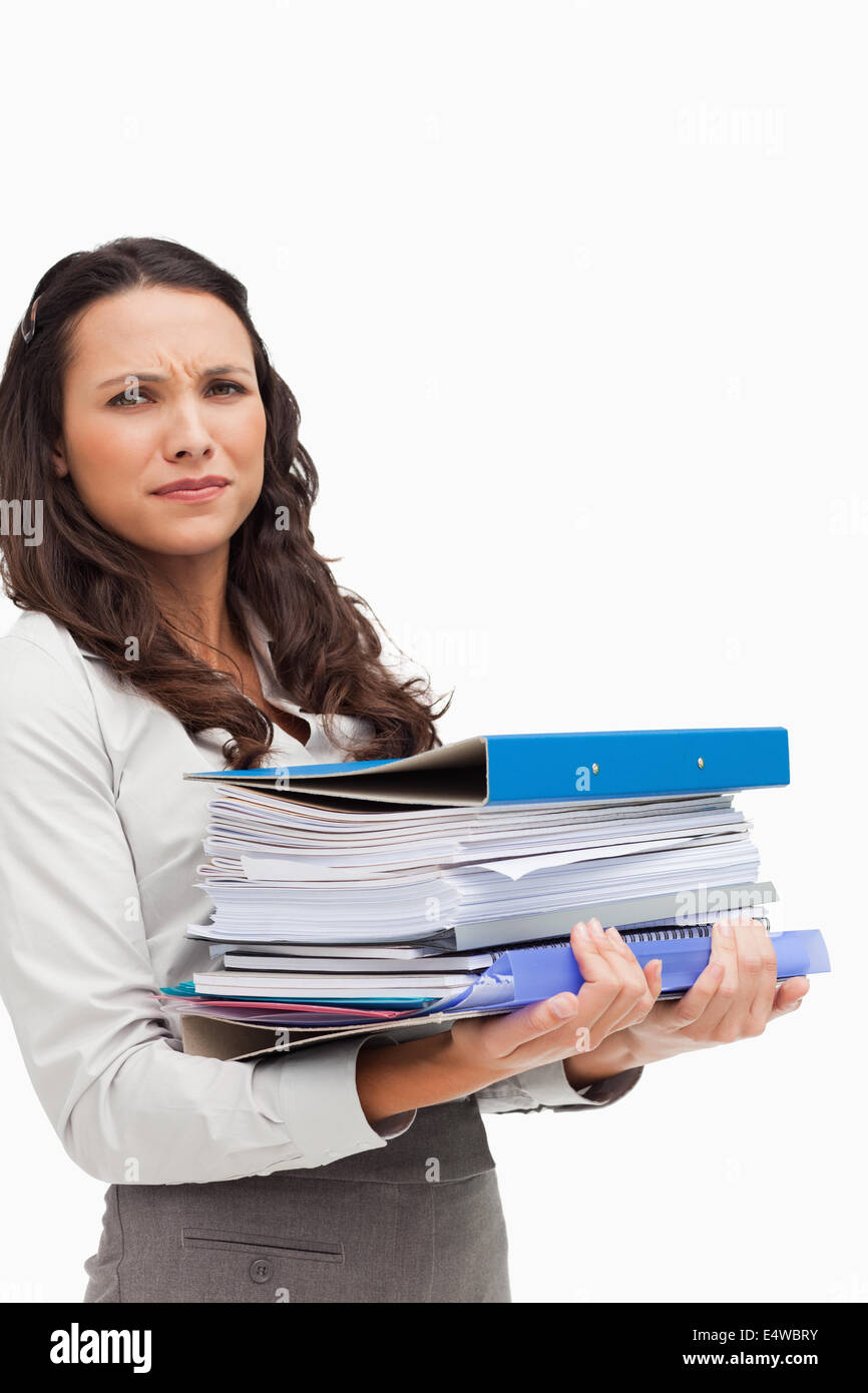 Carrying a binder hi-res stock photography and images - Alamy
