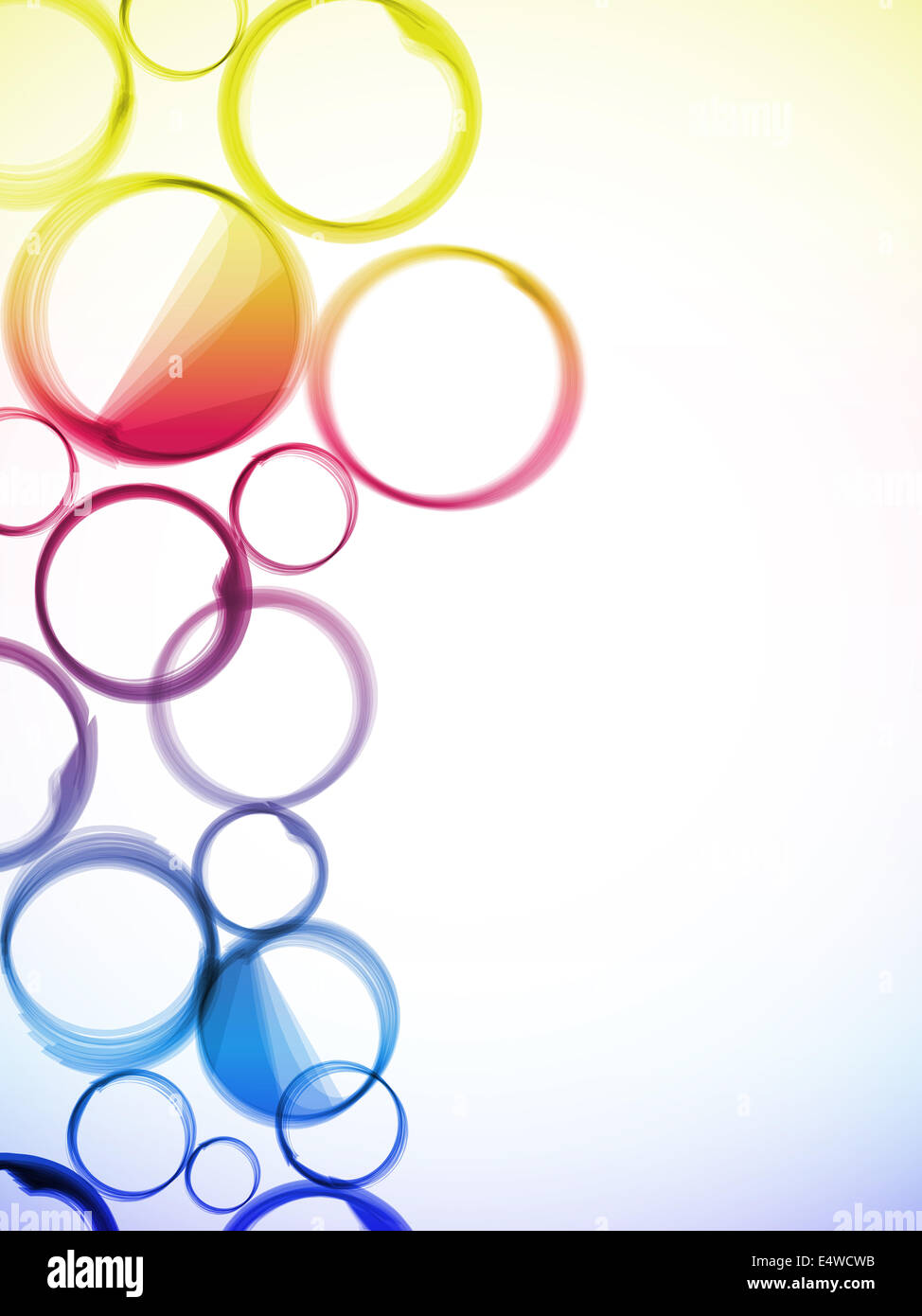 Abstract colorful circles background hi-res stock photography and ...
