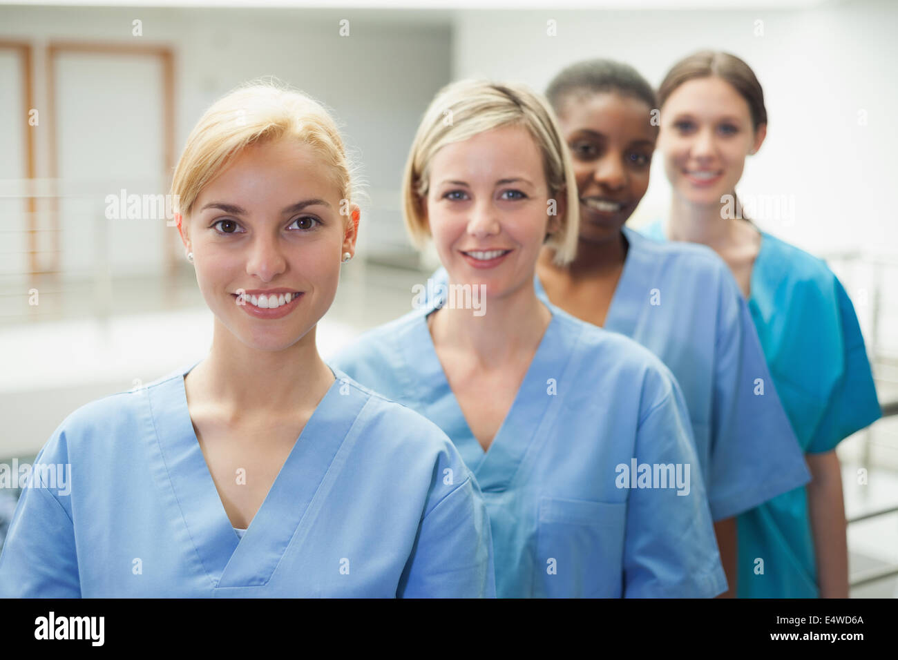 Female nurses looking camera hi-res stock photography and images - Alamy