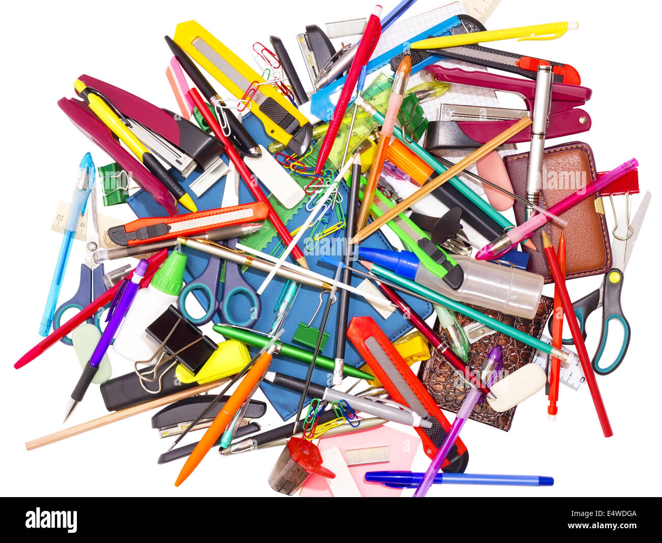 background of stationery Stock Photo Alamy