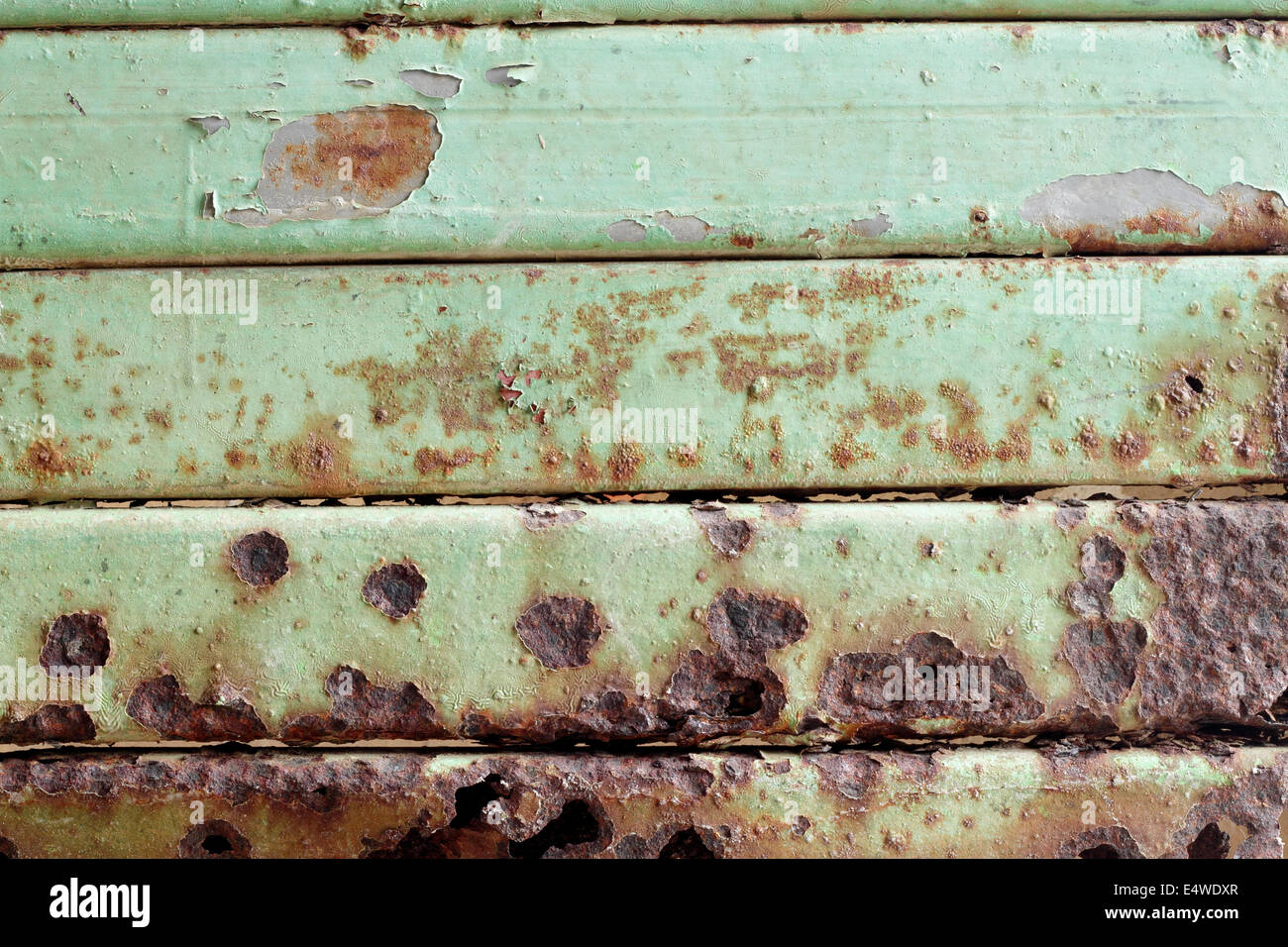 Abstract green steel door with rusty Stock Photo Alamy