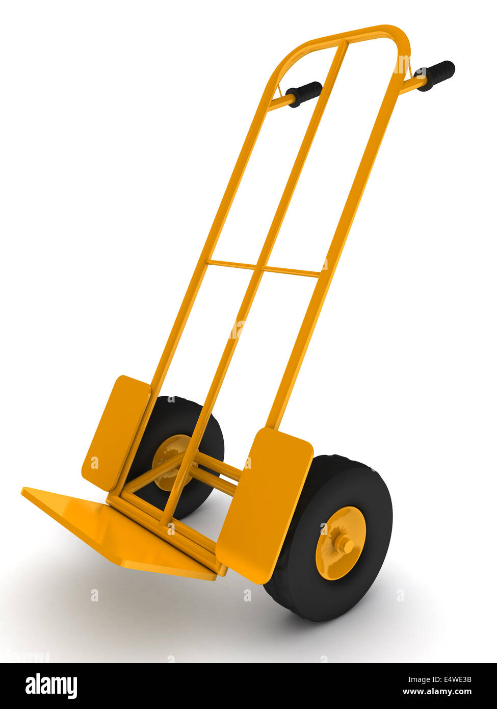 Transportation truck over white background Stock Photo