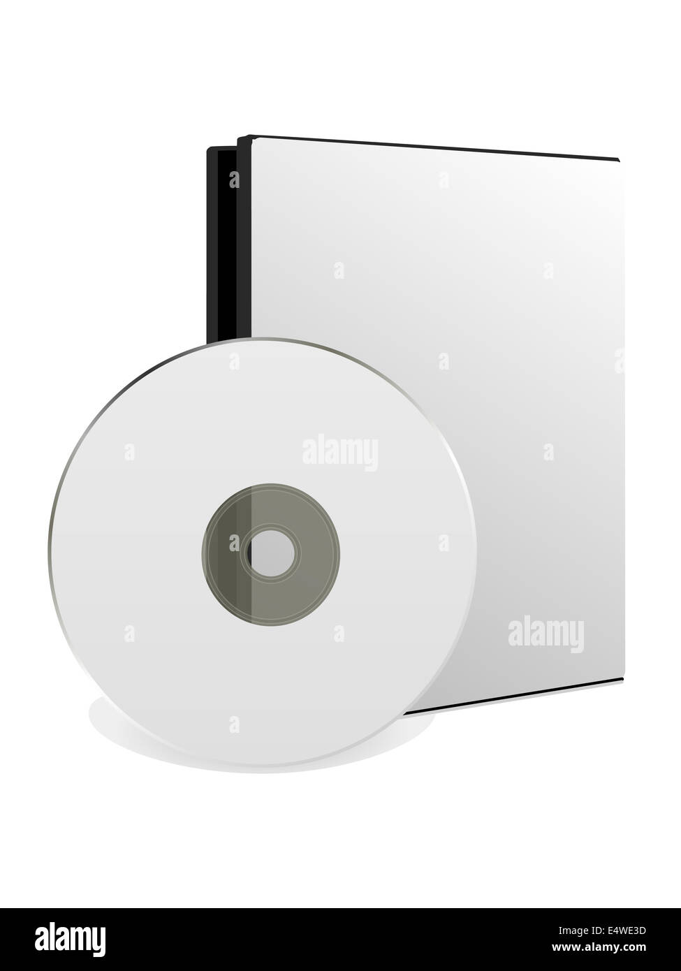 Black white image cd Cut Out Stock Images & Pictures - Alamy