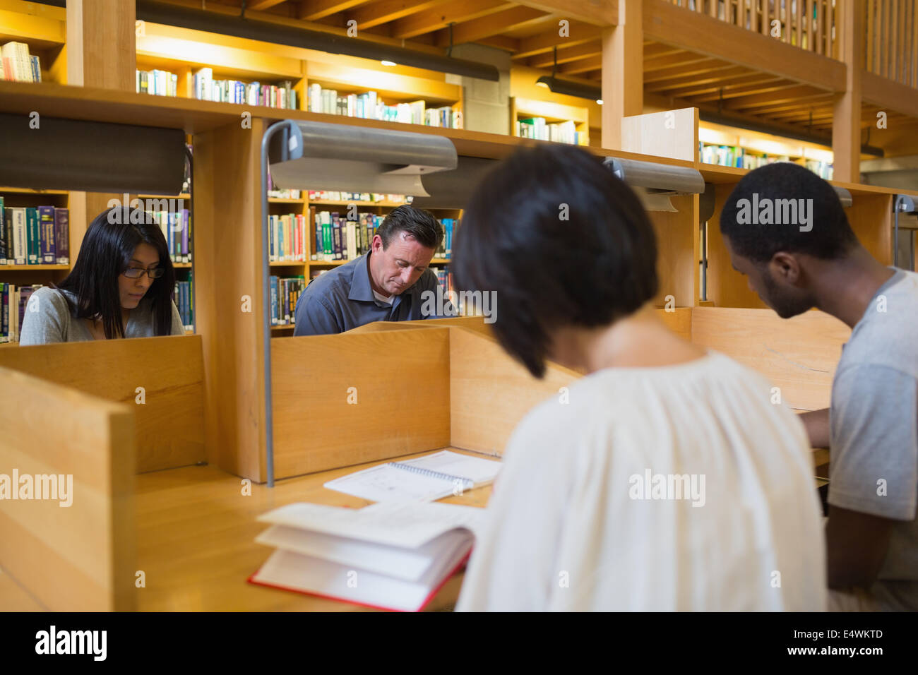 Black man studying at uni hi-res stock photography and images - Alamy