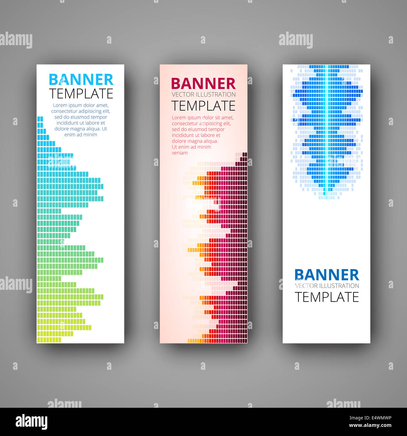 A set of modern vector banners Stock Photo - Alamy