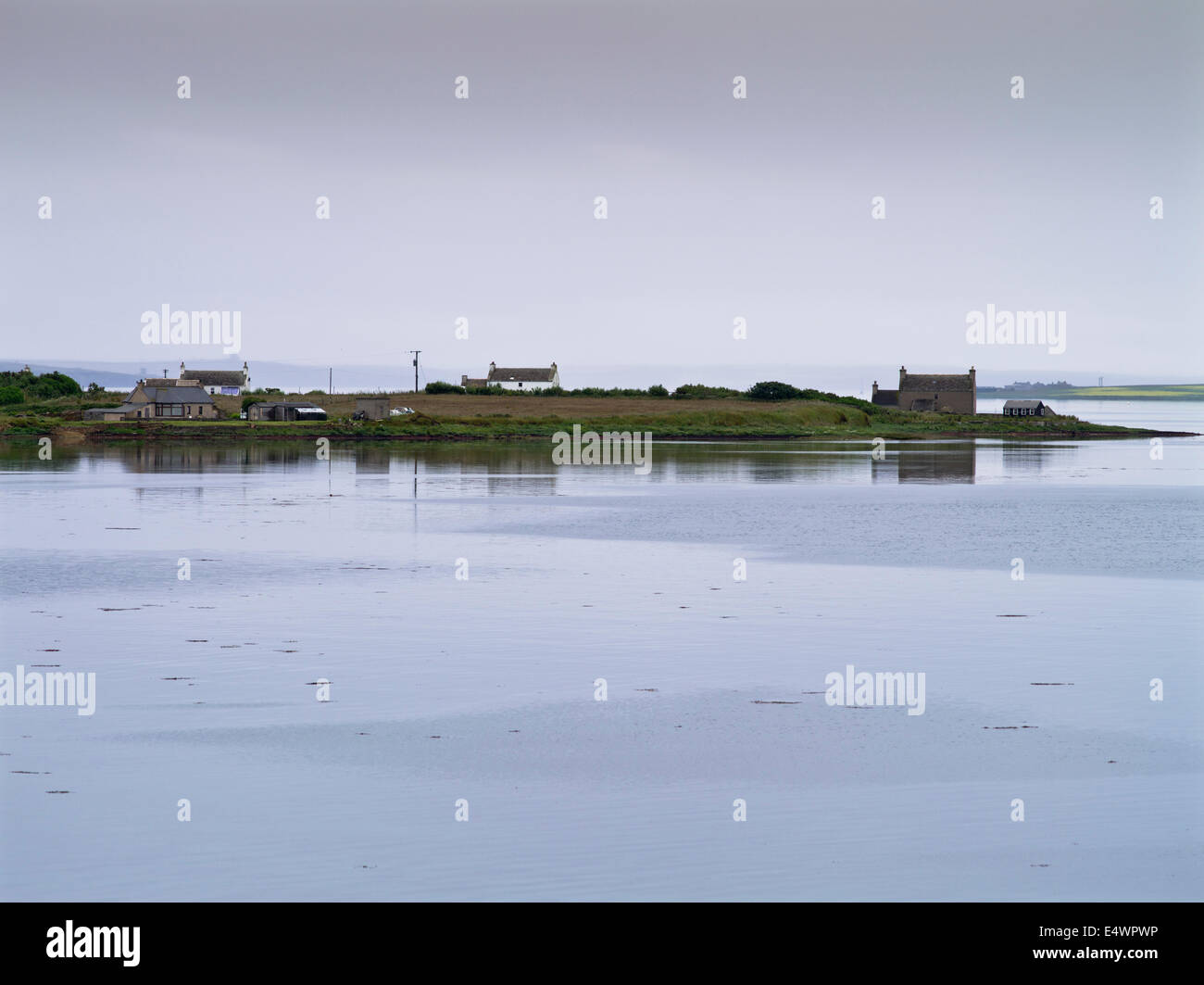 dh North Ness HOY ORKNEY Orkney scene homes houses coast house scotland Stock Photo