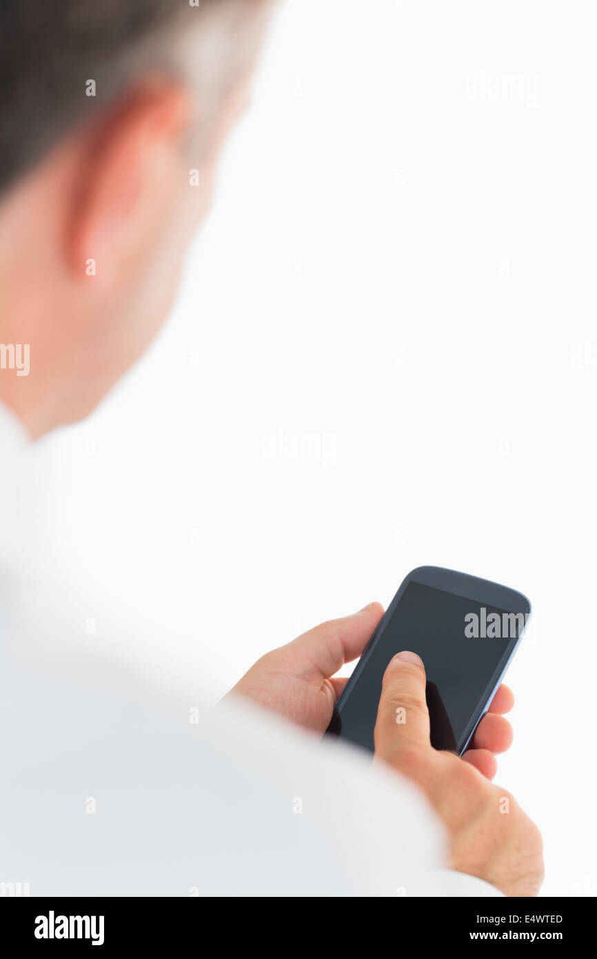Smartphone in use Stock Photo - Alamy