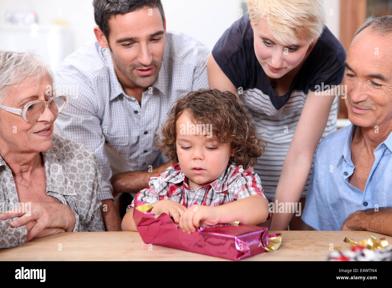 Little boy birthday Stock Photo Alamy
