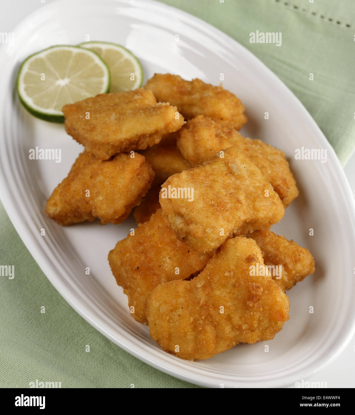 Breaded chicken nuggets hires stock photography and images Alamy