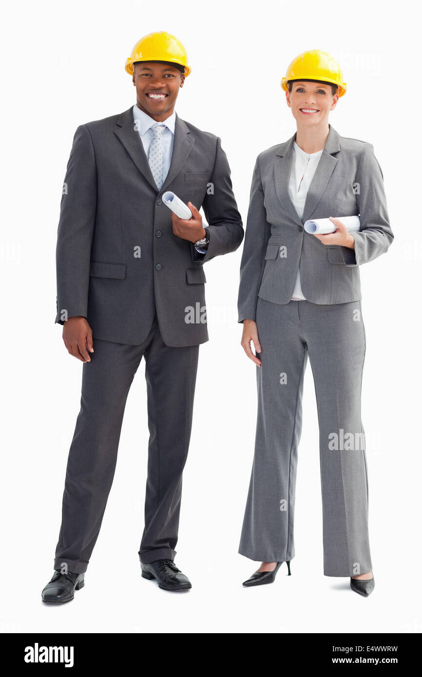 Two men wearing black hats Cut Out Stock Images & Pictures - Alamy