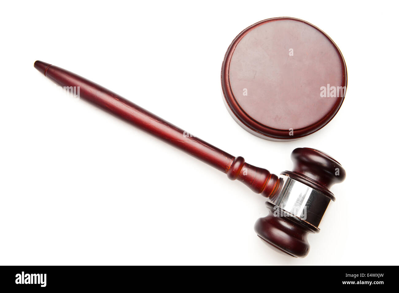 Wooden judge's gavel Stock Photo Alamy