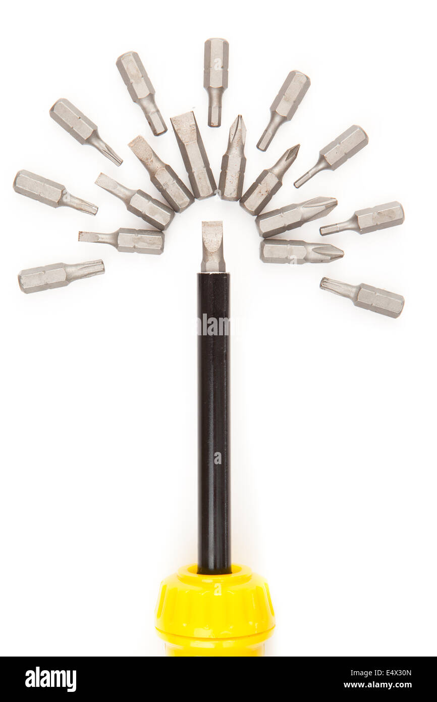 Drill bit with attachments Stock Photo Alamy