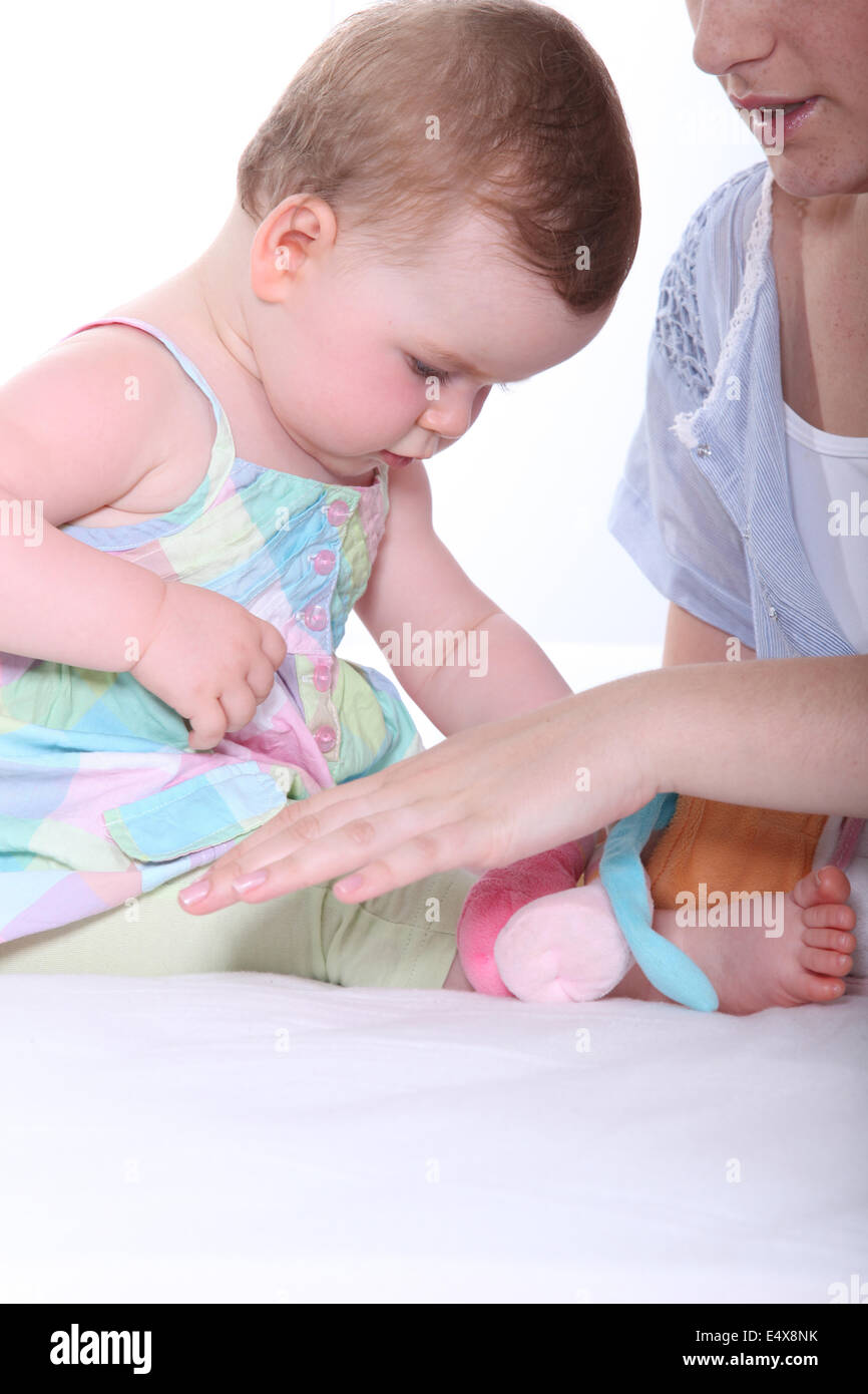 Baby girl Stock Photo