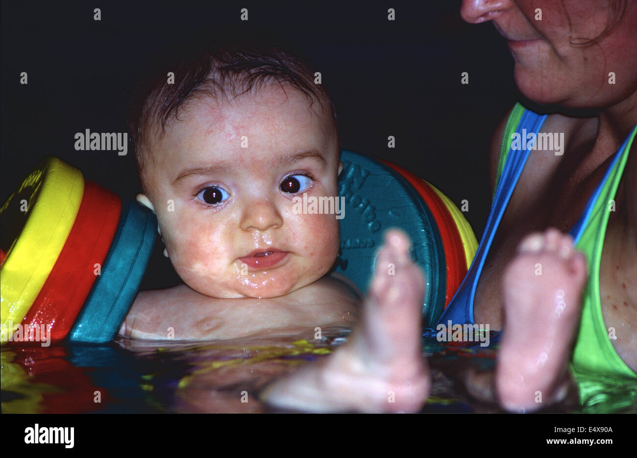 Infant swimming hires stock photography and images Alamy