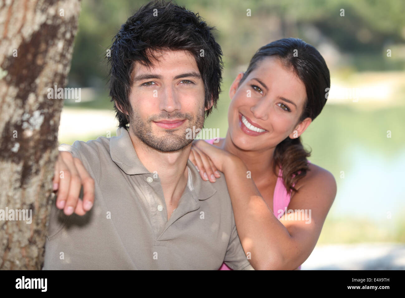 Couple enjoying a beautiful day out together Stock Photo