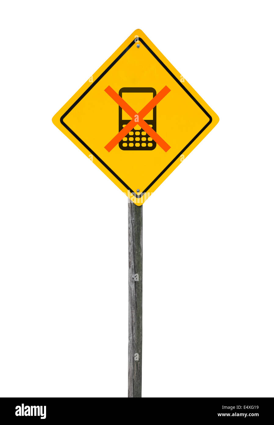 Mobile phone warning sign hires stock photography and images Alamy