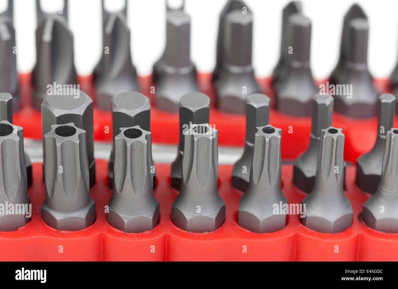 set of different sizes torx bits Stock Photo Alamy