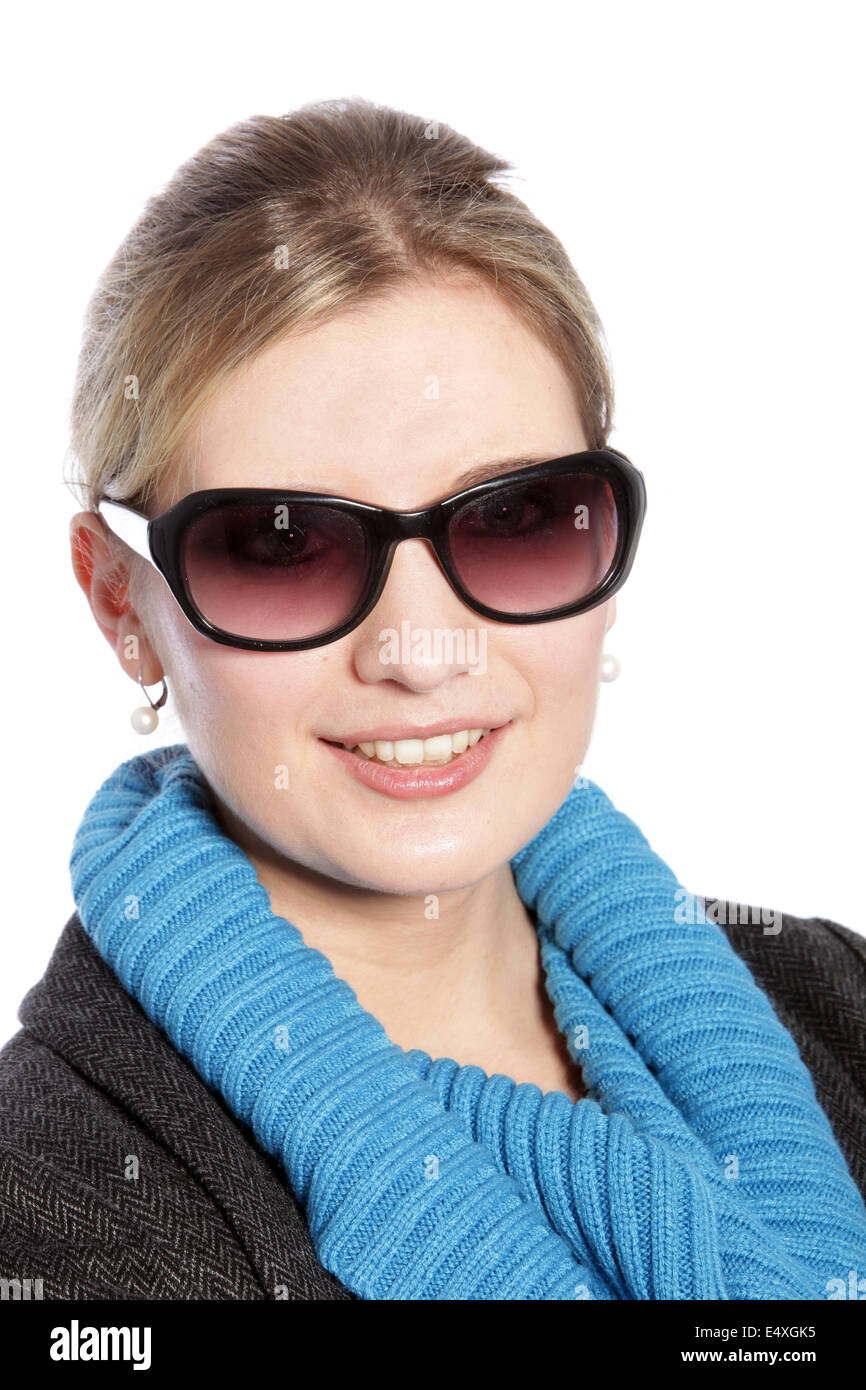 Woman in sunglasses Stock Photo Alamy