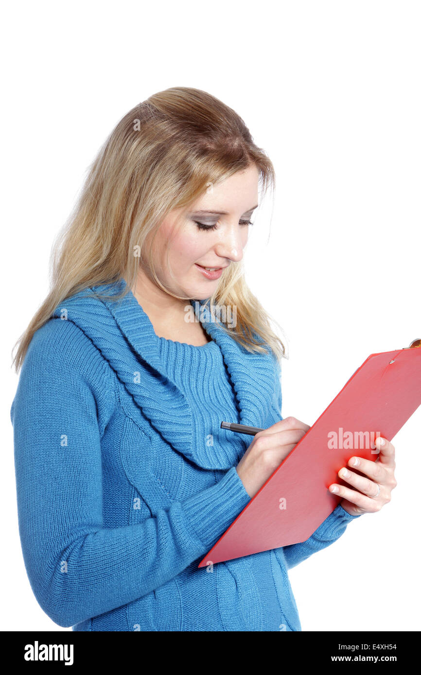 Woman caucasian half body hi-res stock photography and images - Alamy
