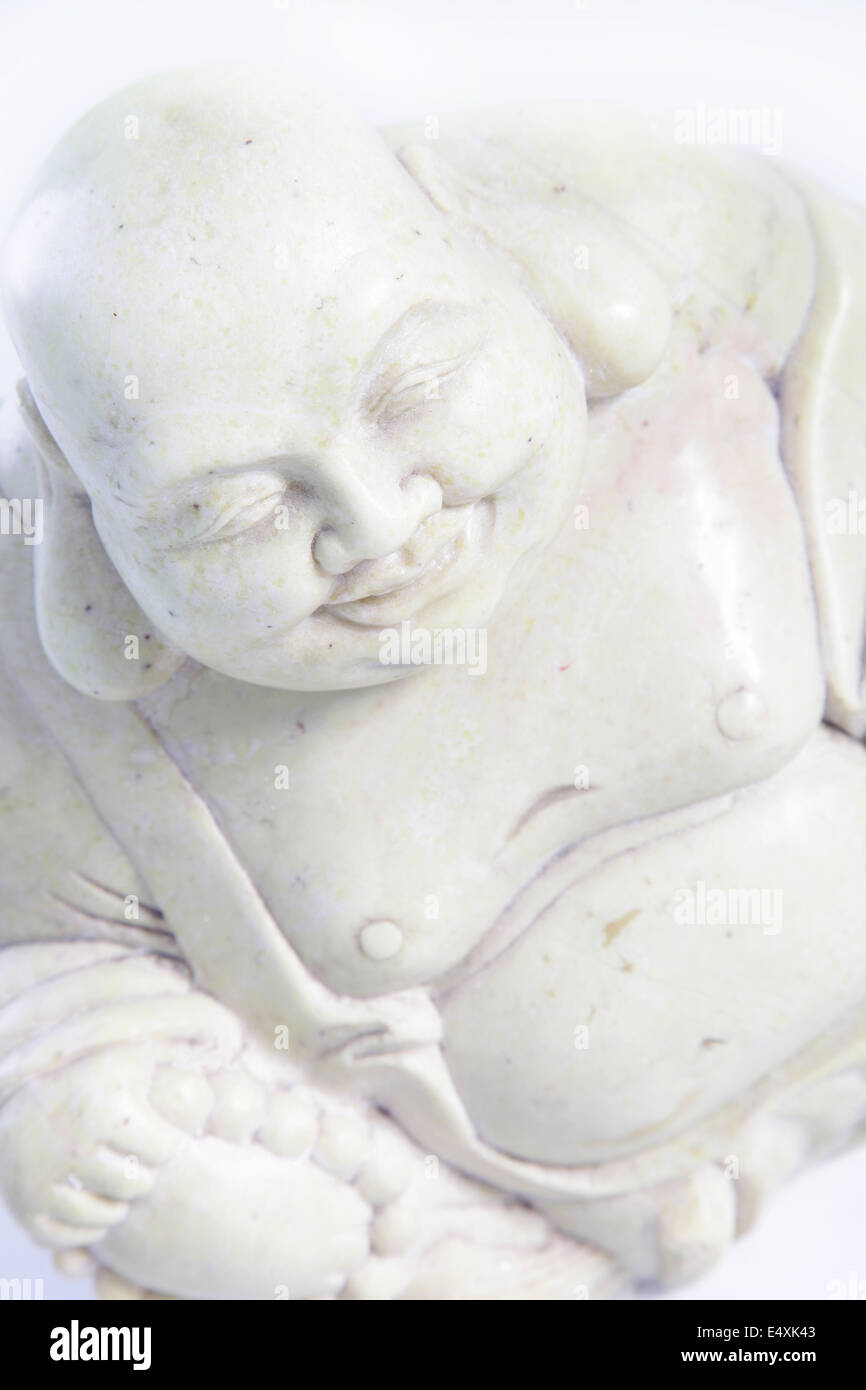 White Buddah statue Stock Photo