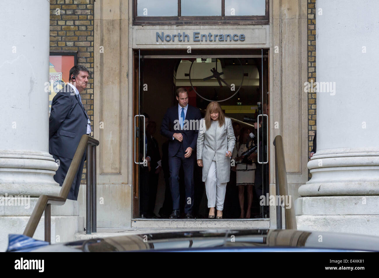 London, UK. 17th July, 2014. The Duke of Cambridge visits Imperial War Museum London Credit:  Guy Corbishley/Alamy Live News Stock Photo
