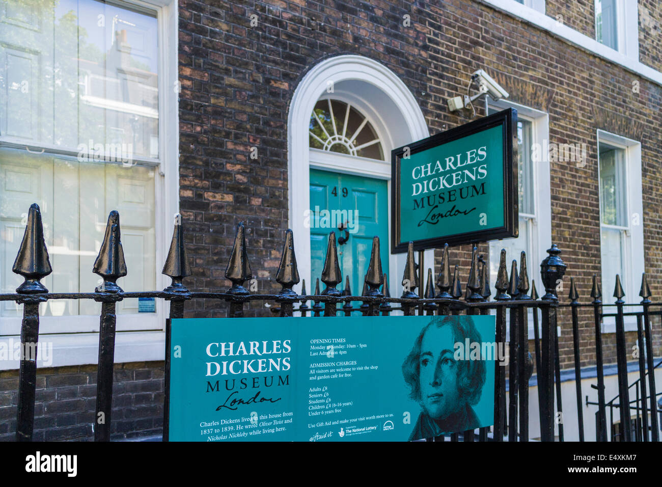 Charles Dickens Museum - London Stock Photo