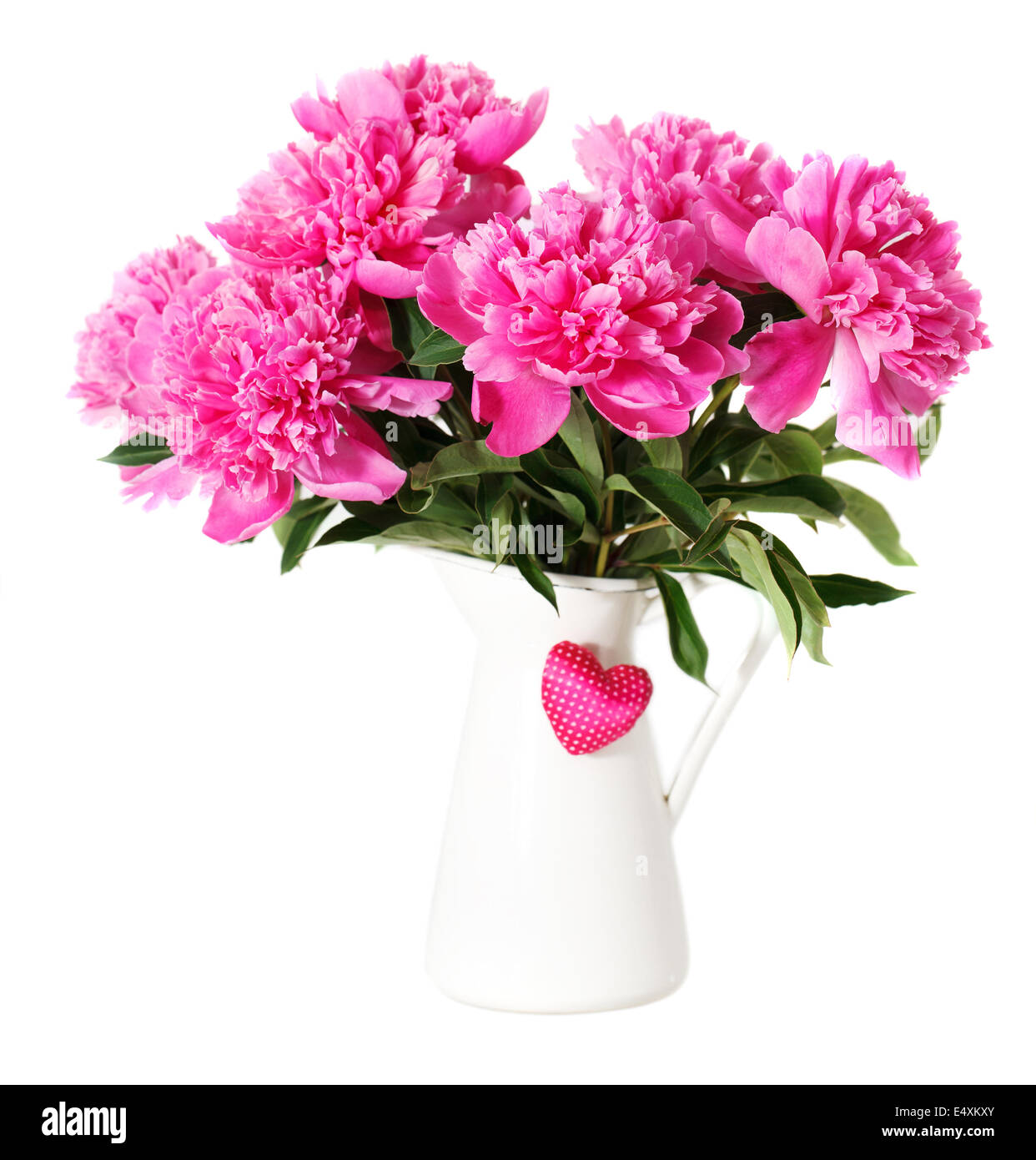 Peony Vase in Green & Purple main image 1