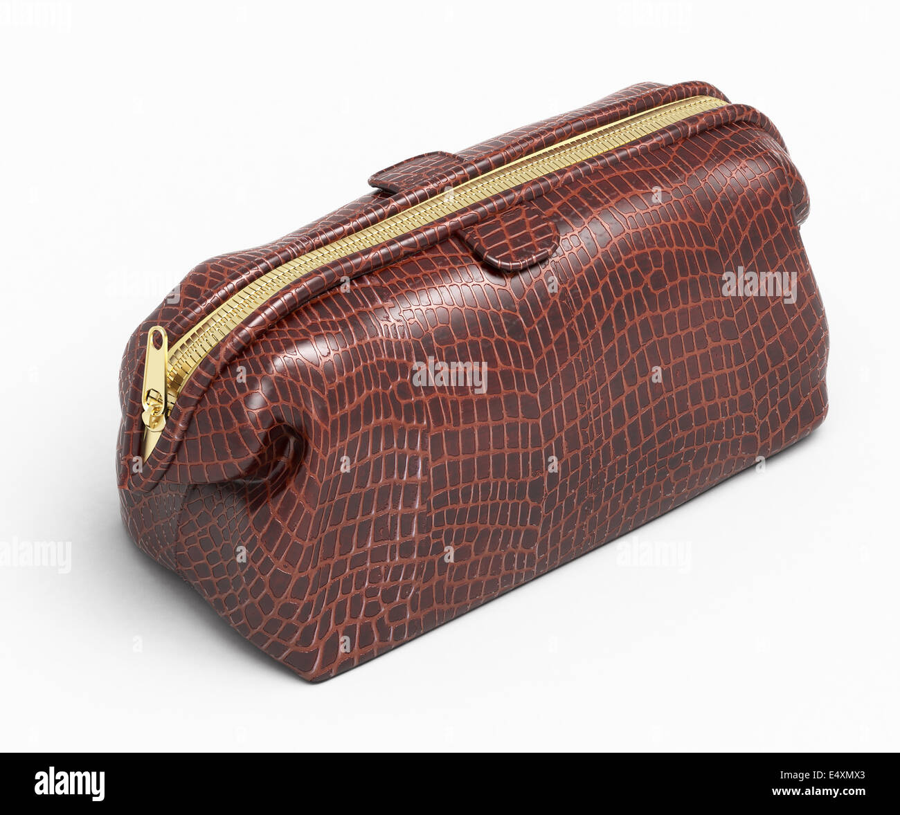 Leather clutch isolated Stock Photo Alamy