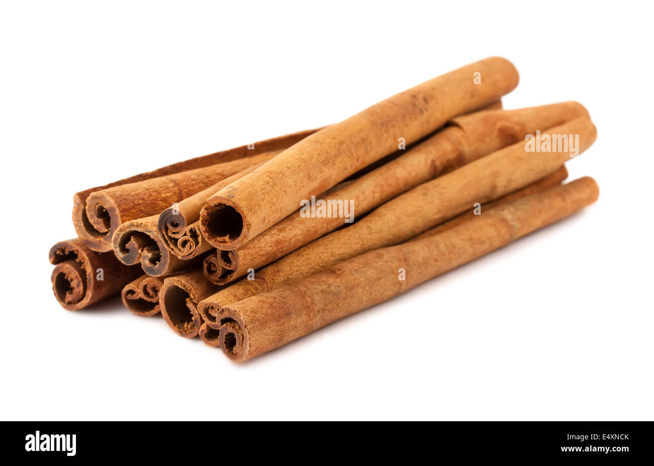 Brown cinnamon sticks Stock Photo