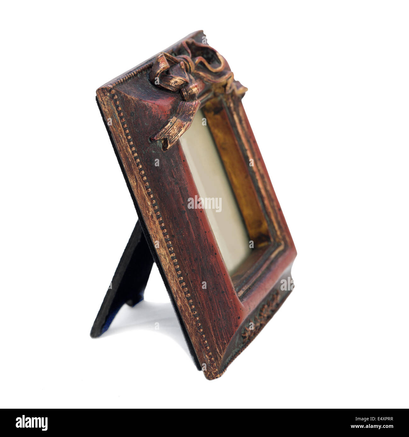 antique ornate frame with white background Stock Photo - Alamy