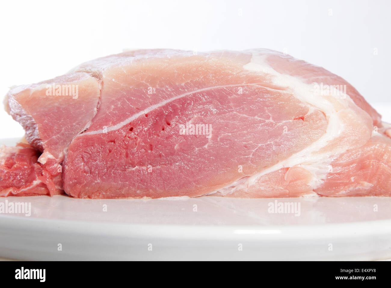 Cooked ham Stock Photo