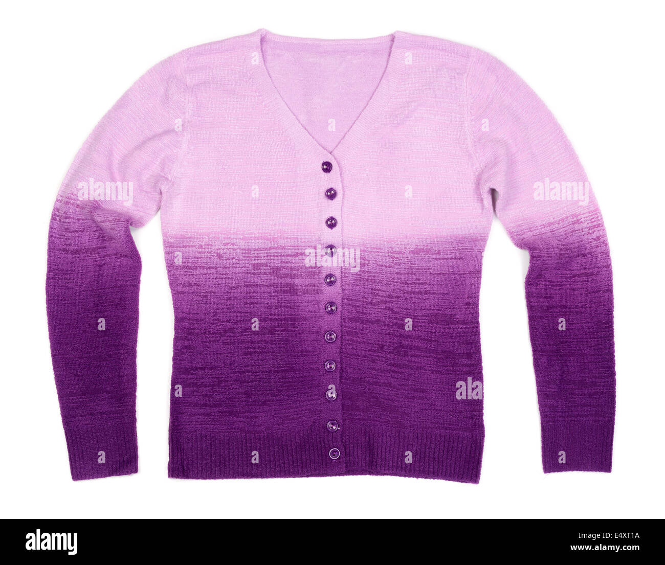 Violet feminine sweater Stock Photo