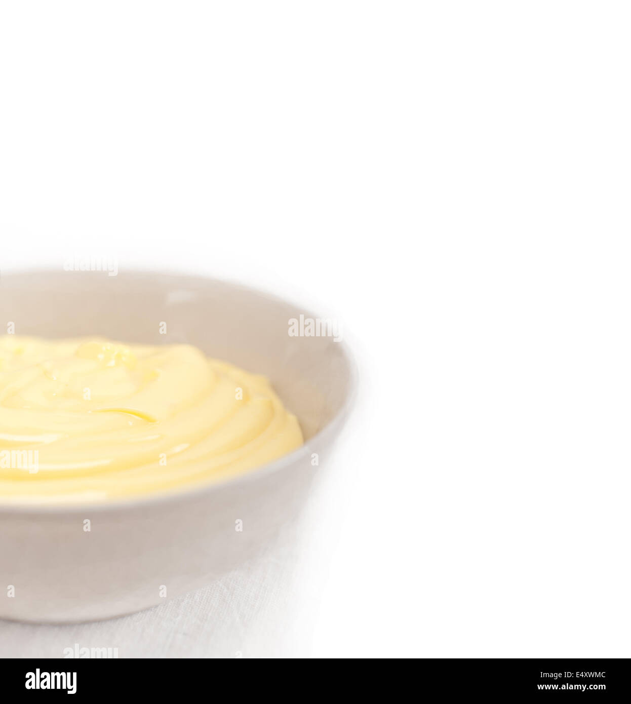custard vanilla pastry cream Stock Photo