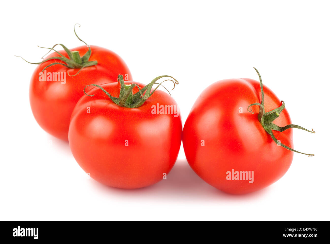 Three ripe tomato Stock Photo - Alamy
