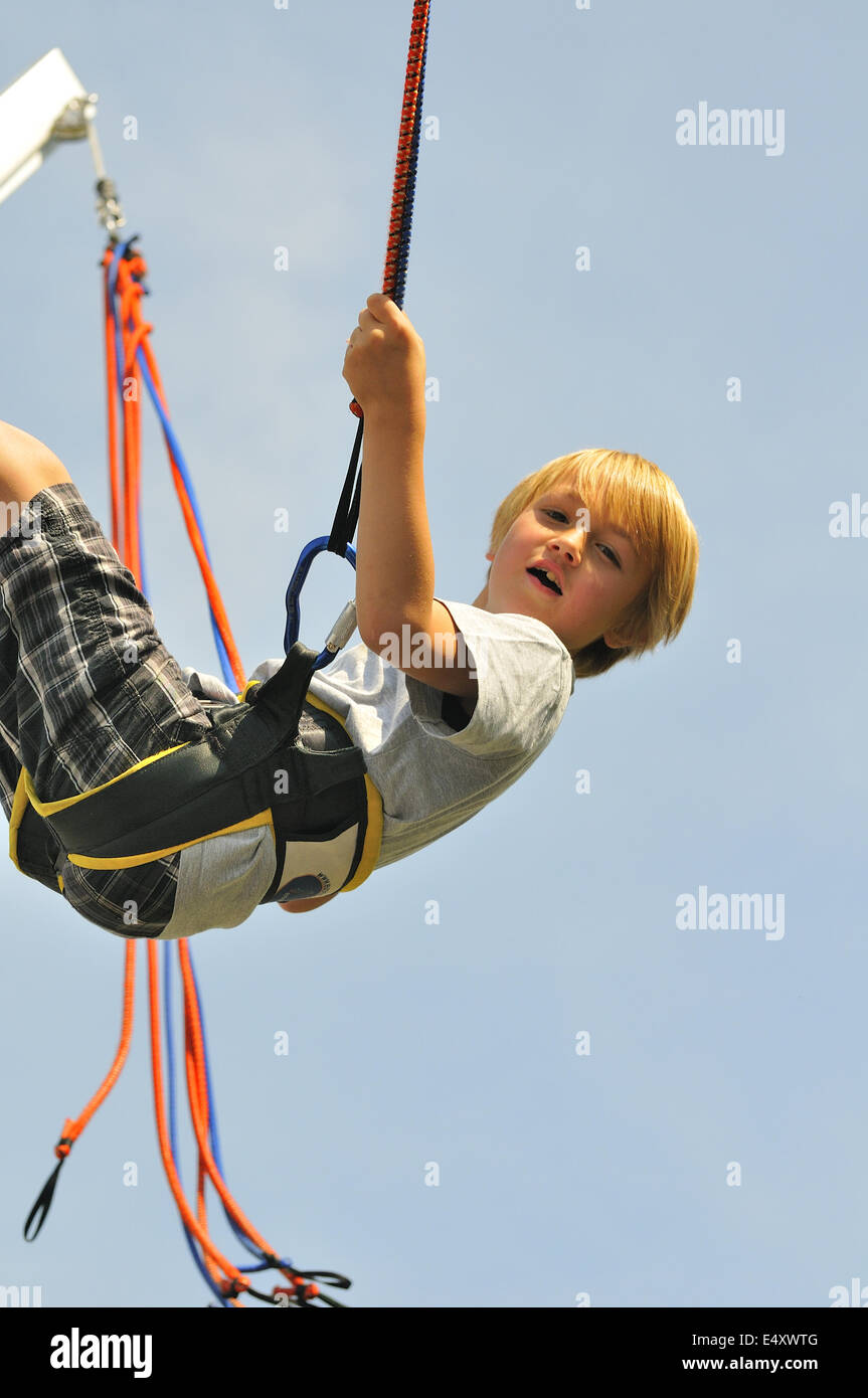 Bungee jumping Stock Photo