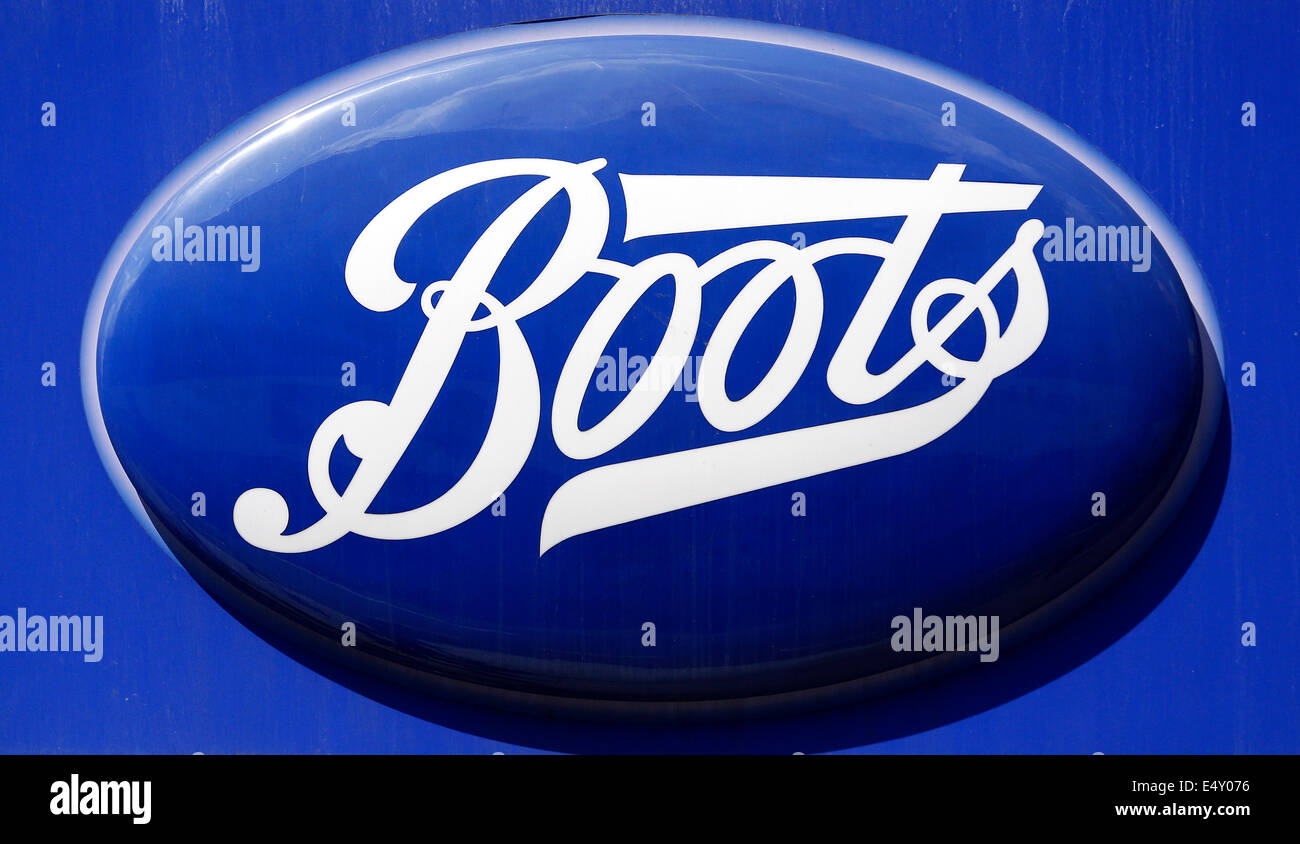 UK, London Boots is pictured on Oxford Street in Central London on 17 July 2014 Stock Photo
