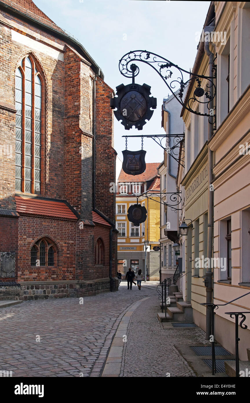 Nikolaiviertel Berlin Germany Stock Photo