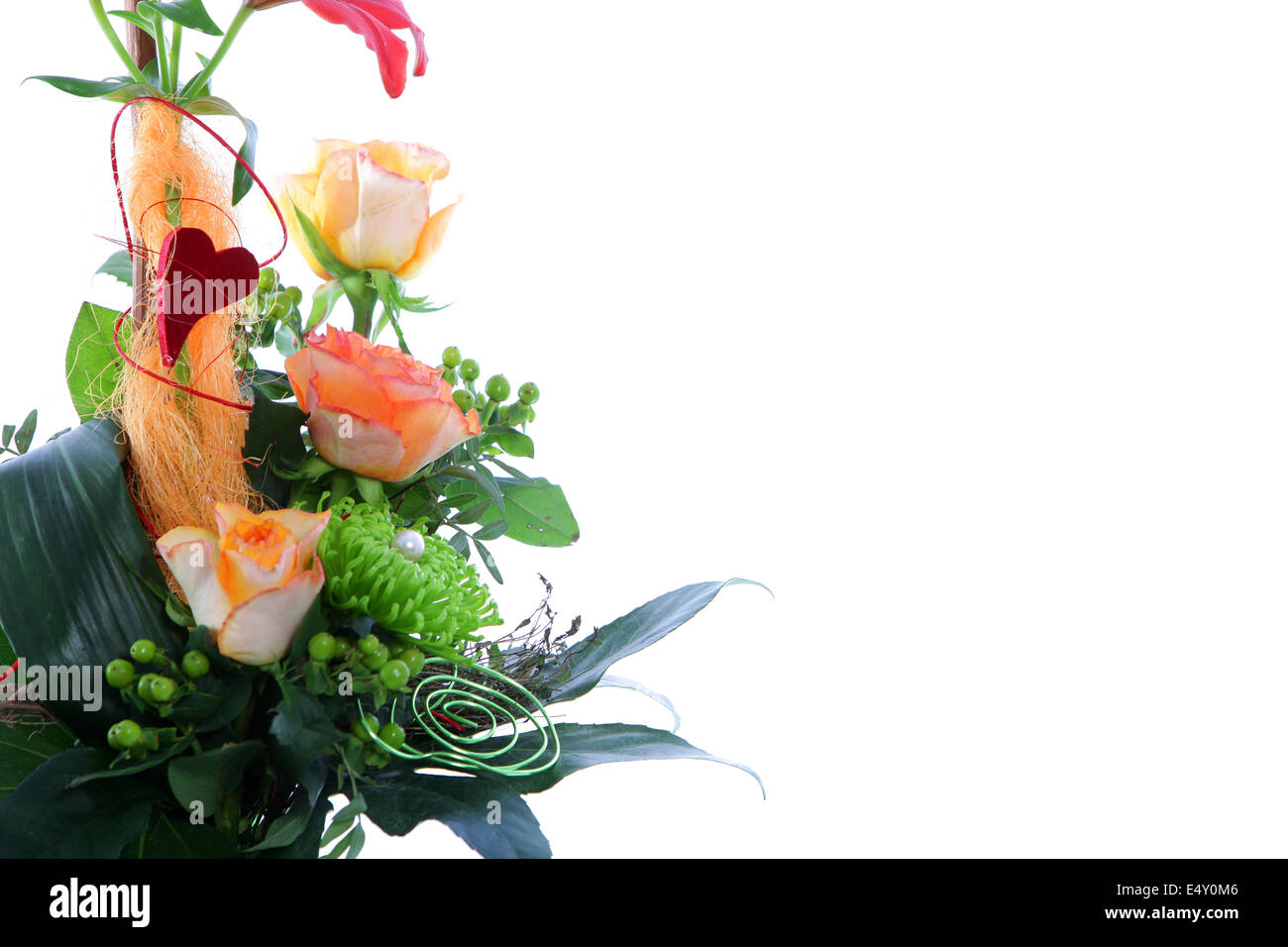 Beautiful wedding flower arrangement Stock Photo Alamy