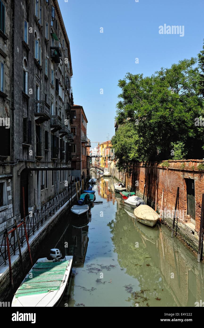 View of canal in Venice Stock Photo - Alamy