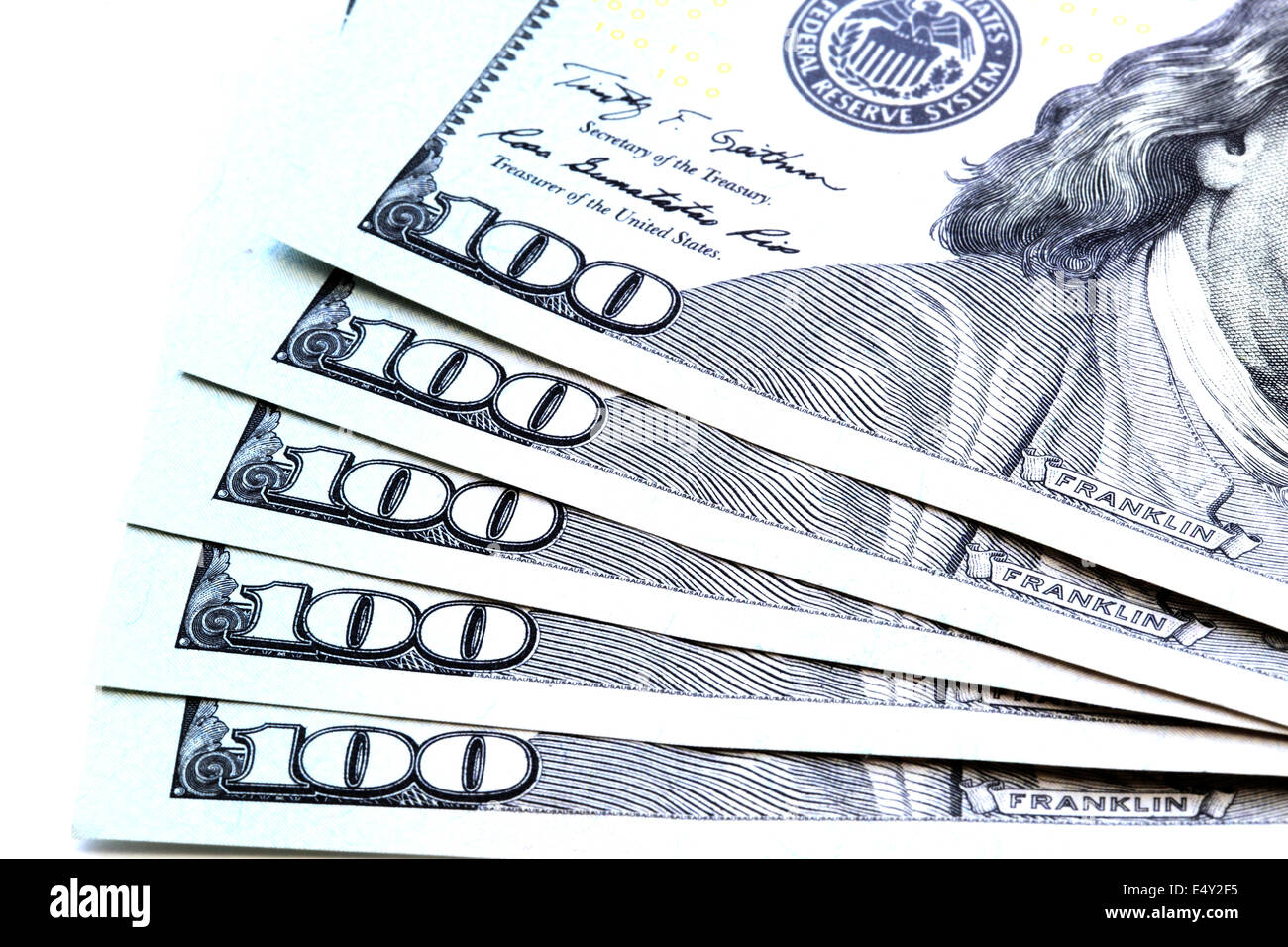 Dollar bill closeup. Stock Photo