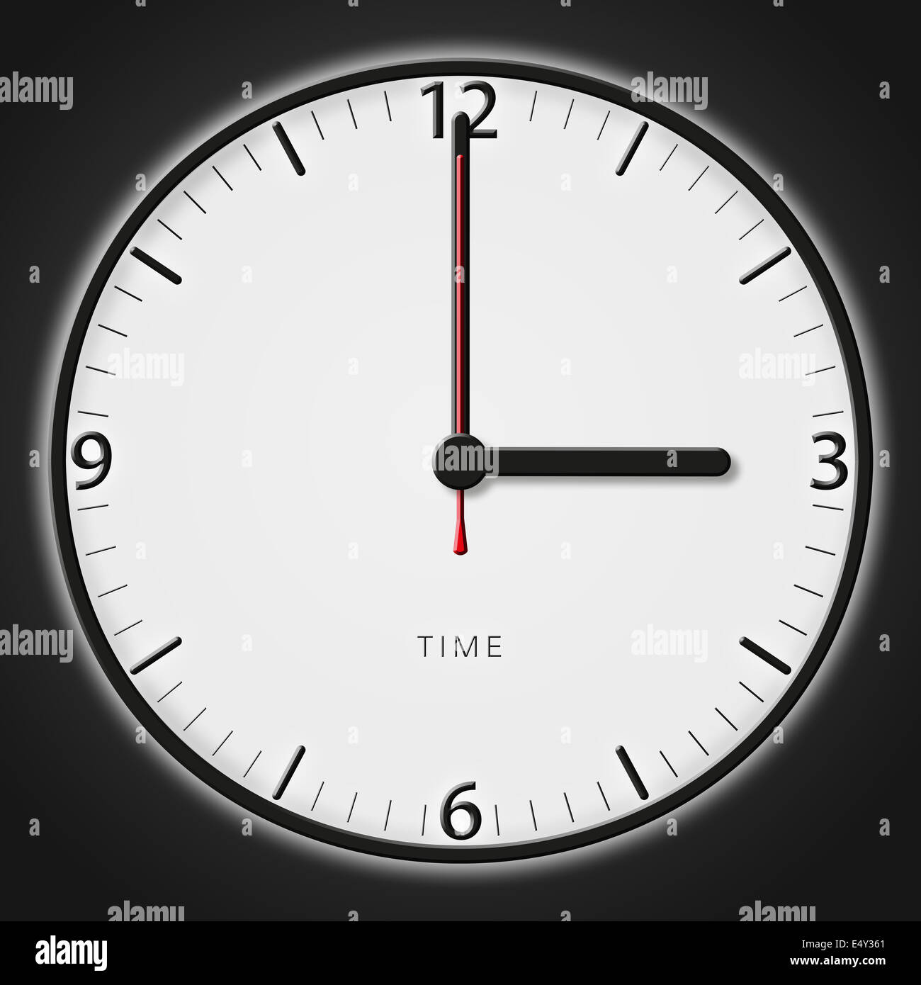 Watch - 3.00 Stock Photo - Alamy