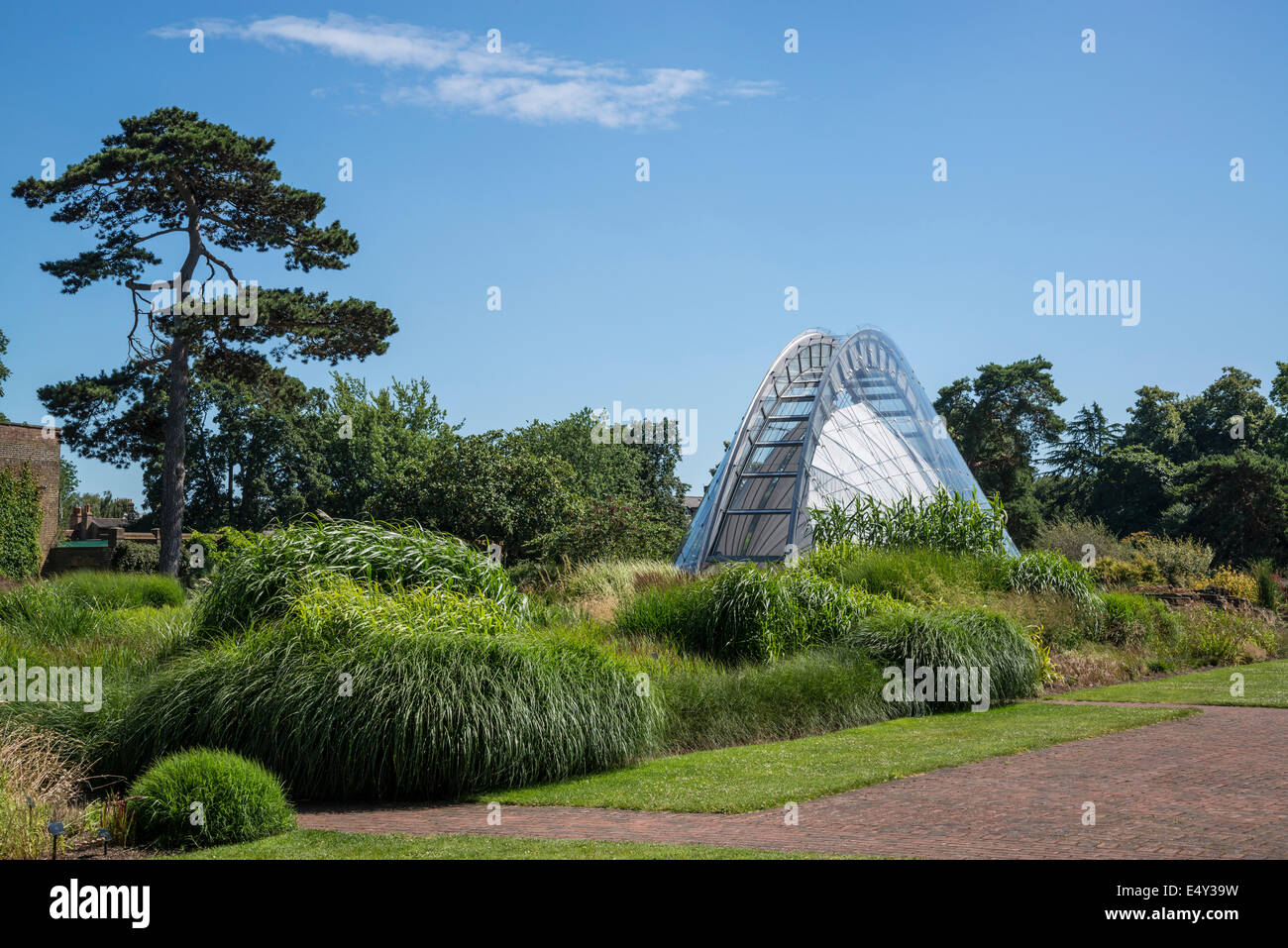 The Davies Alpine House and Grass garden, Kew Royal Botanic Gardens, London, UK Stock Photo
