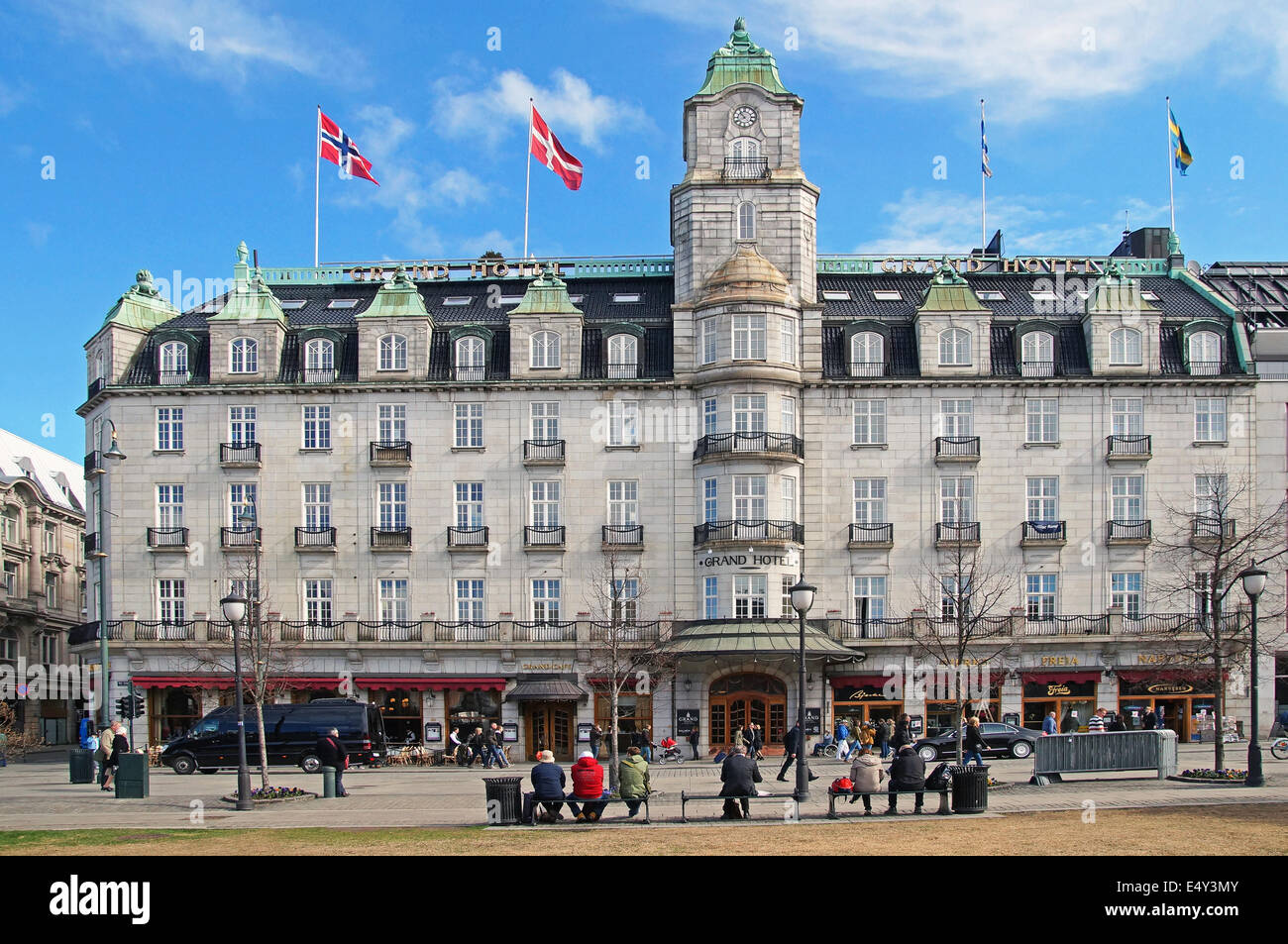 Grand Hotel Oslo Norway Stock Photo Alamy