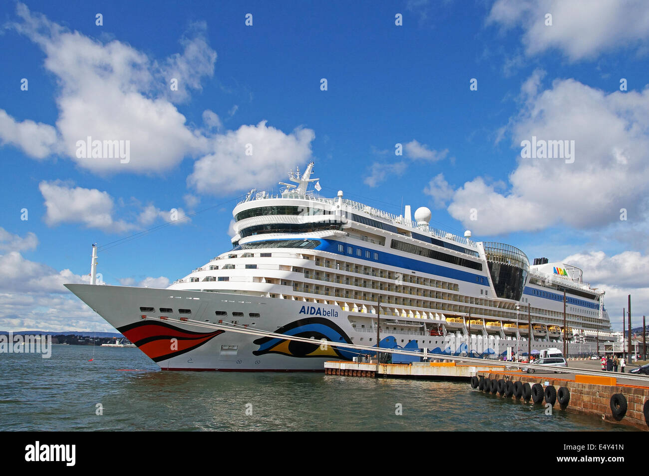 Cruise Liner AIDA Bella Stock Photo