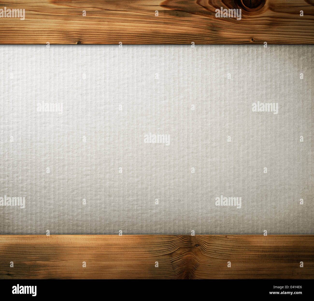 Cardboard in Wood Stock Photo Alamy